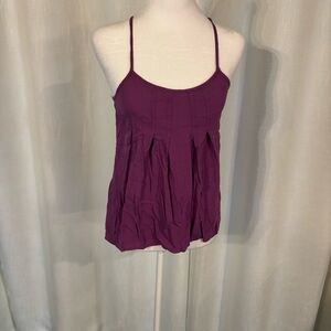 Purple Flowy Tank Top